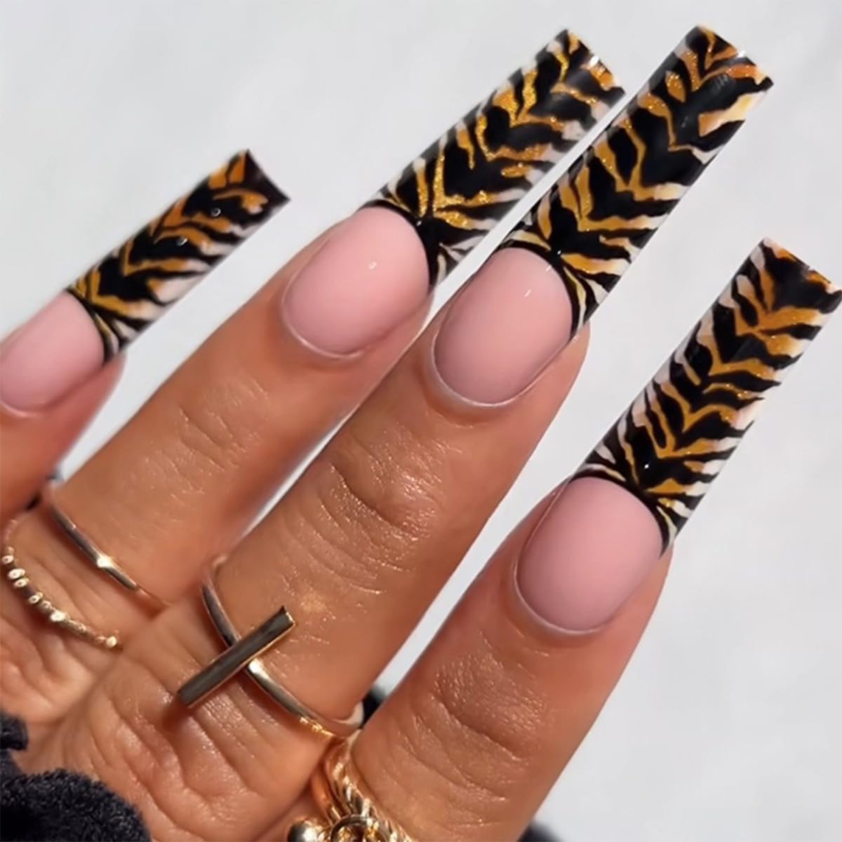 Extra Long Press on Nails Square