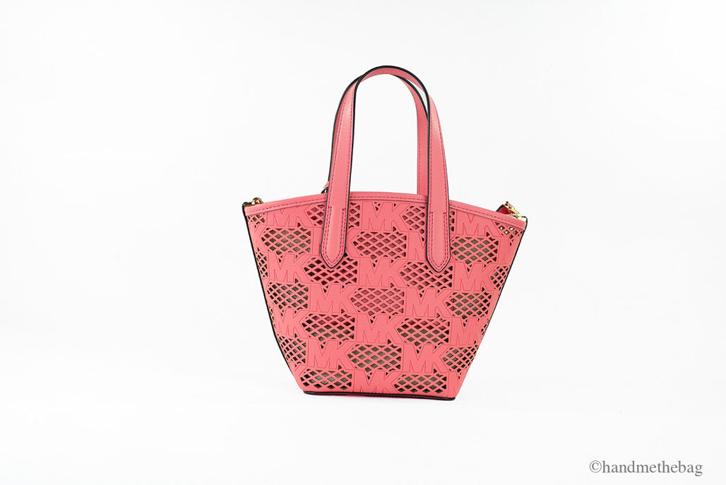 Michael Kors Kimber Small Tea Rose Vegan 2-in-1 Zip Tote