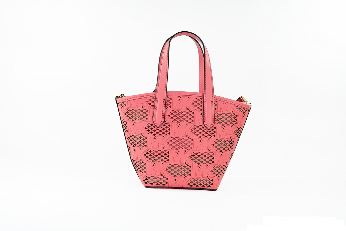 Michael Kors Kimber Small Tea Rose Vegan 2-in-1 Zip Tote