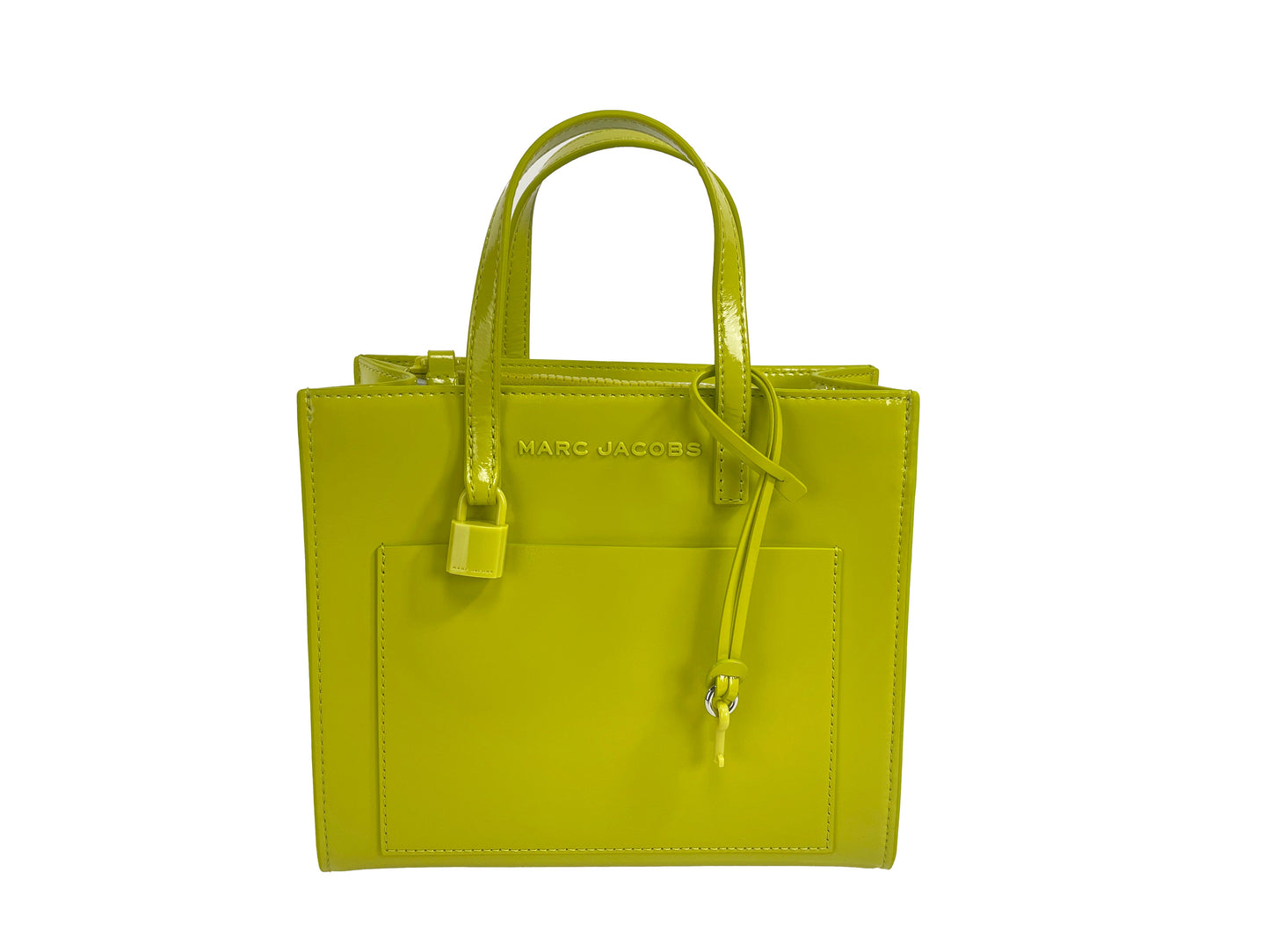 Mini Grind Patent Leather Crossbody Tote Bag