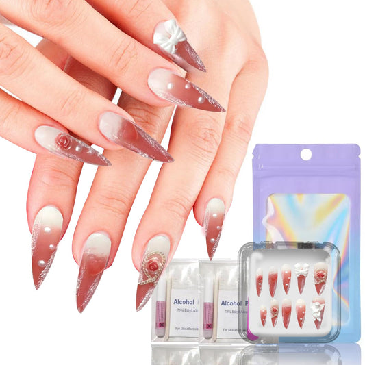 10-Piece Handmade Press On Nails Set