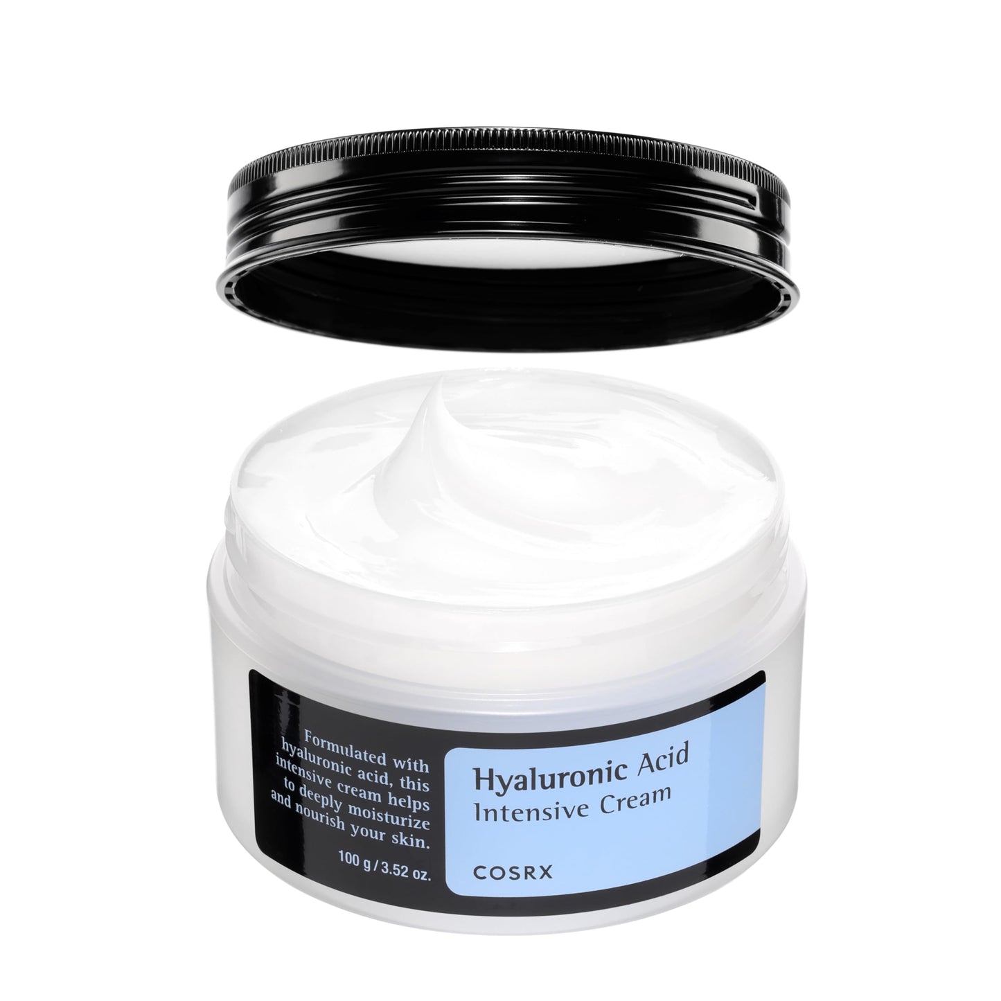 Hyaluronic Acid Moisturizing Cream Long-lasting Hydration Rich Moisturizer for Sensitive Skin 3.52 oz / 100g Korean Skin Care Animal Testing Free Parabens Free