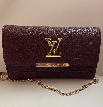 Lux Clutch Bag with  Chain Handle